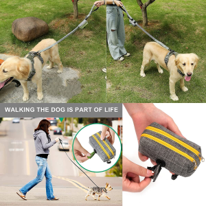 Dog Poop Bag Holder Durable Washable Cloth Poop Bag Dispenser Pet Dog Waste Holder Bags up Pick Case