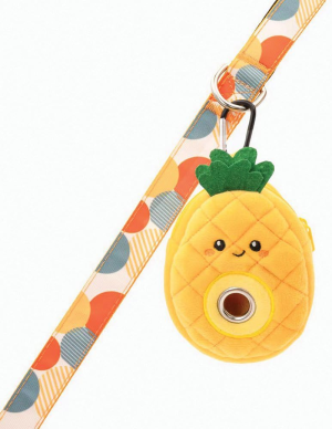 Hugsmart Waste Bag Dispenser Pooch Pouch Pineapple 11X8.4X5Cm