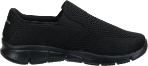 Skechers Men’S Equalizer Double Play Slip-On Loafer, Black, 8.5 Wide