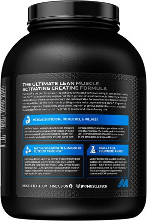 Creatine Monohydrate Powder | Muscletech Cell-Tech Creatine Powder | Post Workout Drink | Creatine Supplements for Men & Women | Fruit Punch, 2.72 Kg (56 Servings)