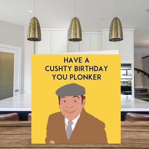 Stuff4 Fun Birthday Cards Men Him – Del Boy Cushty – Happy Birthday Card Best Friend Colleague Dad Brother Son Uncle Grandad, 145Mmx145Mm 30Th 40Th 50Th 60Th 70Th 80Th Funny Bday Greeting Cards White