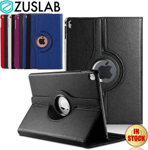 ZUSLAB Ipad 7/8 / Air 3 PU Leather Smart Stand Cover Case (2019/2020) – Black