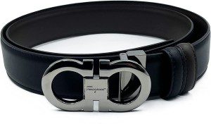 Sаlvаtorе Fеrrаgаmo Men’S Double-Sided Black/Brown Adjustable Belt, Brown,Black, 110*3.5