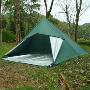 Large Waterproof Camping Tarp Tent Shelter Lightweight Backpacking Hiking Hammock Rain Fly Sun Shade (3X4M Tarp with 19 Loops)