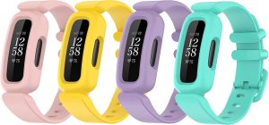 Bands Compatible with Fitbit Ace 3 for Kids Colorful Silicone Watch Strap Accessories Replacement Wristbands for Ace 3 for Boys Girls