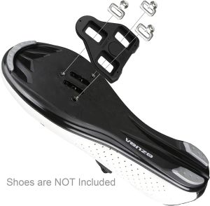 Cyclingdeal Bike Cleats Compatible with Peloton Look Delta (0 Degree or 9 Degree) – Indoor Cycling & Road Bike Bicycle Cleats Set – Compatible with Peloton Indoor Exercise Bikes Pedals & Shoes