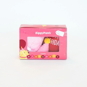 Zippypaws Birthday Box 3Pk Pink