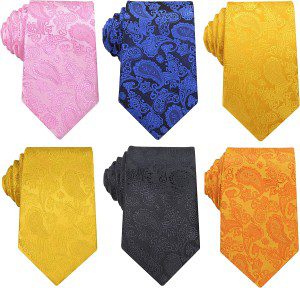 Weishang Men’S Lot Silk Tie Necktie Woven Jacquard Neck Ties