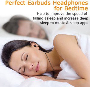 MAXROCK Sleep Earplugs – Noise Isolating Ear Plugs Sleep Earbuds Headphones with Unique Total Soft Silicone Perfect for Insomnia, Side Sleeper, Snoring, Air Travel, Meditation & Relaxation(Black)