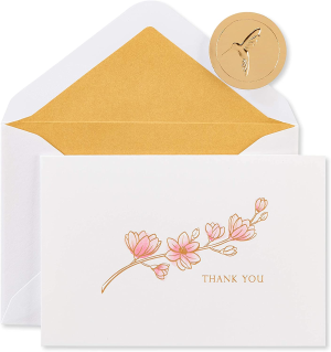 Papyrus Boxed Thank You Cards with Envelopes, Teal Ombre (16-Count) (5116835)