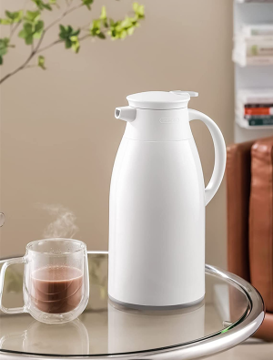 SHZMJL Vacuum Jug Insulated Carafe – 1.6 Liter Coffee and Beverage Dispenser Insulated Vacuum 12 24 Hours Cool and Hot Retention