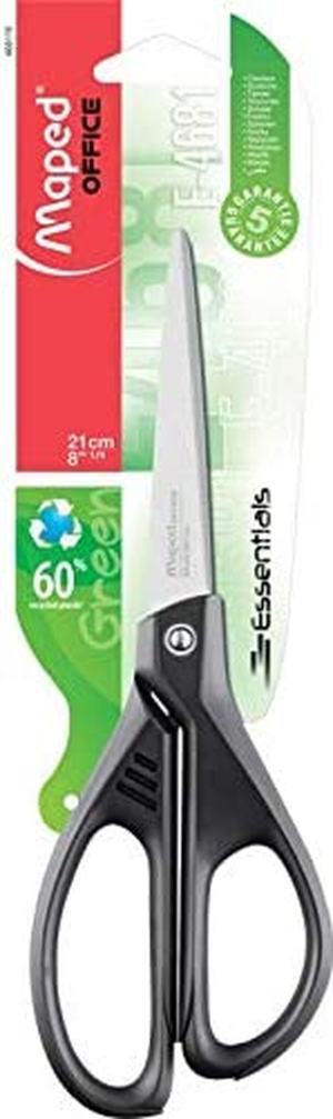 Maped 468110 Essentials Green Scissors 21Cm