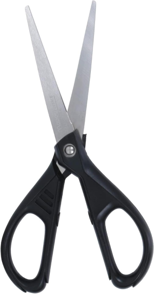 Maped Essentials 17Cm Scissor with 60 Percent Recycled Handle, Black