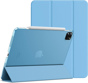 Jetech Case for Ipad Pro 11-Inch, 2022/2021/2020/2018 Model, Compatible with Pencil, Cover Auto Wake/Sleep (Misty Blue)