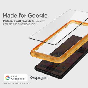 SPIGEN Alignmaster Glas.Tr Slim Screen Protector Designed for Google Pixel 7 (2022) Auto Align Technology Tempered Glass [2-Pack] – Clear