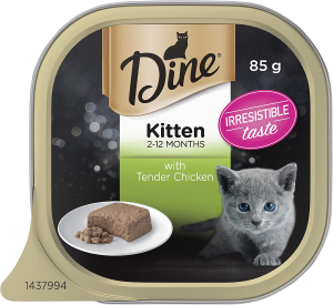 Dine with Tender Chicken Kitten Wet Food 85G X 14 Pack