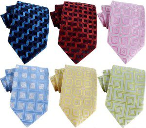 Weishang Men’S Lot Silk Tie Necktie Woven Jacquard Neck Ties