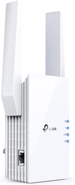 Tp-Link AX1800 Wi-Fi Range Extender – Internet Booster, Wi-Fi 6, Dual Band up to 1.8Gbps Speed, AP Mode W/Gigabit Port, APP Setup, Onemesh Compatible (RE605X) AU Version