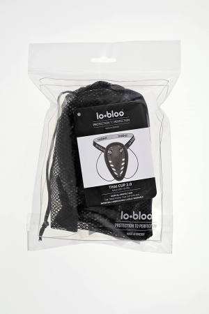 Lobloo Thai Cup 2.0 Patented Athletic Groin Cup for Close Contact Sports as MMA, Krav MAGA, Thai Boxing. Male Size +13Yrs