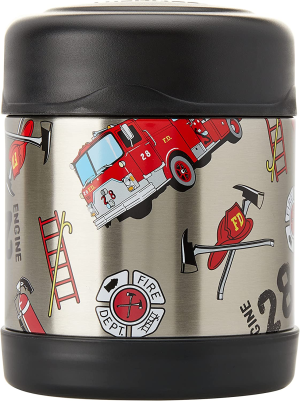 Thermos Funtainer Vacuum Insulated Food Jar, 290Ml, Fire Truck, F3001HR6AUS