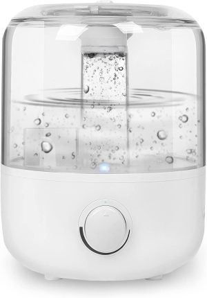 Humidifier for Large Room, 3L Air Humidifier for Bedroom, Aroma Diffuser, Essential Oil Function, Ultrasonic Cool Mist, Lower Noise, Adjustable 360° Knob, Auto Shut-Off, Humidifiers for Any Rooms.