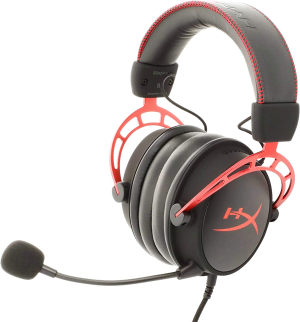 Hyperx Cloud Alpha – Gaming Headset, Dual Chamber Drivers, Award Winning Comfort, Durable Aluminum Frame, Detachable Microphone, Works on PC, PS4, Xbox One, Nintendo Switch, and Mobile Devices – Red