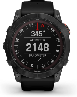 Garmin Fenix® 7X Solar, Slate Gray with Black Band, Multisport GPS Watch