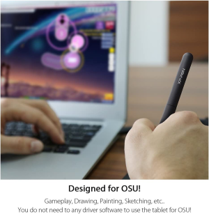 Xp-Pen G430S OSU Drawing Tablet Ultrathin Graphic Tablet 4 X 3 Inch Digital Tablet Drawing Pen Tablet for OSU! (Black)