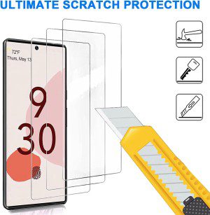 HEYUS [3 Pack] for Google Pixel 6 Screen Protector Glass Film, Case Friendly (Easy Install) Tempered Glass Screen Protector for Google Pixel 6 (2021)