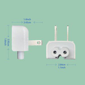 AC Power Adaptor AU Charger Replacement Plug Converter Plug Standard Head Wall Plug, for Iphone14/13/12 Charger Macbook Pro Air Mac Ibook Ipod Ipad 2 Pack