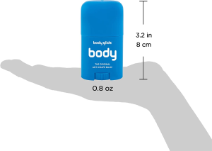 Body Glide Original anti Chafing Stick Balm0.8Oz: Chafing Cream in Stick Form to Prevent Rubbing Leading to Chafing & Raw Skin. Use for Arm, Chest, Butt, Ball Chafing & Thigh Chafing