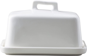 Maxwell & Williams Epicurious Butter Dish White Gift Boxed