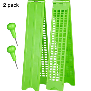 4 Lines 28 Cells Braille Slate Braille Writing Slate Plastic Braille Slate Kit, Green