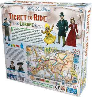 Days of Wonder DO7202 Ticket to Ride Europe Board Game, Blue