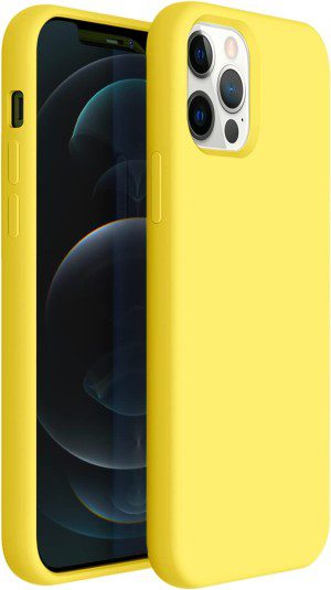 ZUSLAB Nano Silicone Case for Iphone 12 Pro 6.1″ & Iphone 12 6.1″ Shockproof Gel Rubber Bumper Protective Cover – Cobalt Blue