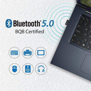 [BQB Certified] EDIMAX Bluetooth BT 5.0 EDR Nano USB Dongle, Fast Transfer, Bluetooth Headphones Headset Speakers Keyboard Mouse, Win8/10, Linux: 2.6.32-5.3 (Fedora & Ubuntu Only), BT-8500