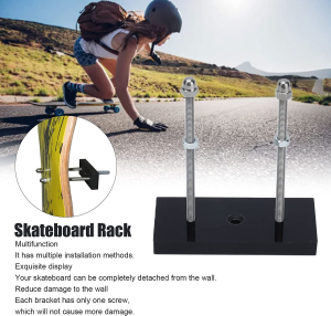 Skateboard Hanger, Skateboard Wall Mount Floating Stable Skateboard Rack for Home for Bedroom for Garage