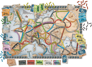 Days of Wonder DO7202 Ticket to Ride Europe Board Game, Blue