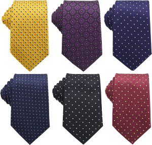 Weishang Men’S Lot Silk Tie Necktie Woven Jacquard Neck Ties