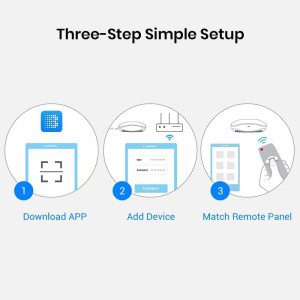 Broadlink RM4 Pro Smart Remote and Sensor Cable Set RM4 Pro S, Universal IR RF Remote Control Hub with Temperature Humidity Monitor USB Cable, Compatible with Alexa, Google Home, IFTTT