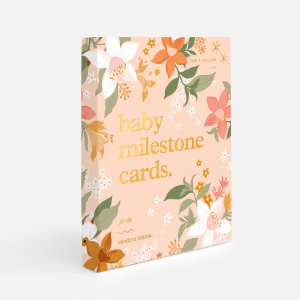 Fox & Fallow Baby Milestone Cards, Floral