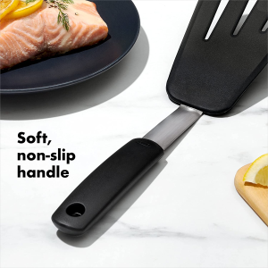 OXO 0719812018423 Cooking Spatula, One Size, Black, 0719812018423