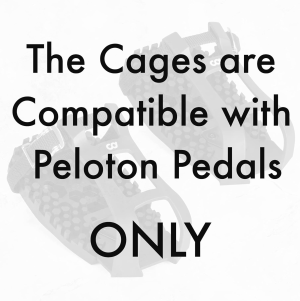 Cyclingdeal Bike Bicycle Toe Clips Cage ONLY – Compatible with Peloton Bike & Bike+ Pedal Adapters – Convert Look Delta Pedals to Dual Function Pedals