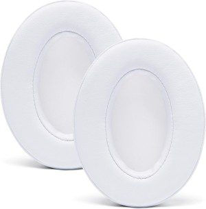 WC Padz – the Ultimate Upgraded Earpads by Wicked Cushions – Compatible with Audio Technica, Hyperx, Steelseries Arctis & More – Extra Thick – Bigger Opening – Softer Memory Foam | (White)