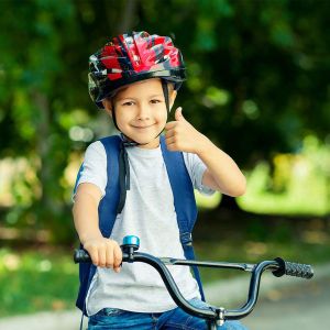 Paliston Bike Bell Bicycle Bell Crisp Sound for Adults Kids Boys Girls Purple & Purple
