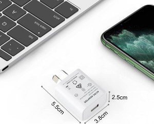 USB Wall Charger BOLUX-JS. USB Wall Plug 5V 2A AC Power Adapter Compatible with Iphone,Pad,Tablet,Kindle and More (White 2Pack)