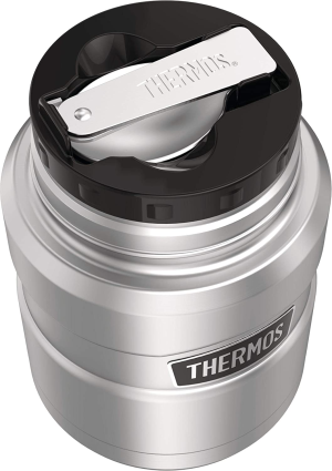 Thermos Stainless King Vacuum Insulated Food Jar, 470Ml, Stainless Steel, SK3000ST4AUS