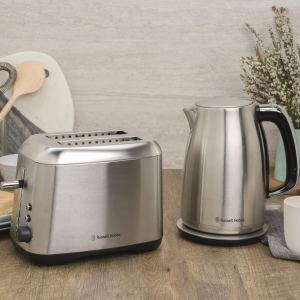 Russell Hobbs RHK82BRU Carlton Kettle, Easy to Clean, 1.7 L Capacity, Stainless Steel