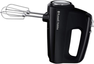 Russell Hobbs RHMX5BLK, Desire Hand Mixer, 5 Speeds plus Turbo Function, 2 Beaters and 2 Dough Hooks, 350W, Easy Storage, Matte Black