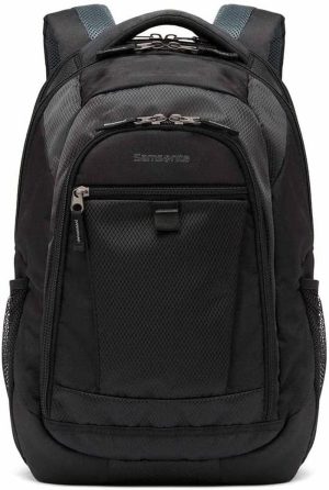 Samsonite Tectonic 2 SPL 15.6″ Laptop Backpack, Tablet Pocket, Padded Handle, Black